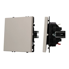 Изображение Выключатель звонковый 1-клавишный Arlight NOBE, кашемир soft-touch 059436(1)